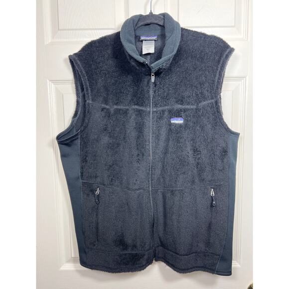 Patagonia Fleece Polartec Thermal Vest Black Men’s Large - Picture 1 of 8